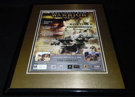 Full Spectrum Warrior 2004 XBox Framed 11x14 ORIGINAL Advertisement - £27.05 GBP