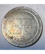 Hilton Casino Las Vegas NV $1 Casino Coin Gaming Token One Dollar 1980s - £7.47 GBP