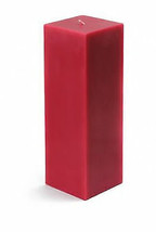 Zest Candle CPZ-153-12 3 x 9 in. Red Square Pillar Candle -12pcs-Case - Bulk - £139.31 GBP