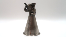 Vintage Silverplate Baby Elephant Jigger Stirrup Cup 3.75&quot; - £111.28 GBP