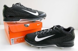 Nike Air Huarache Pro Low Metal Men's Baseball Cleats Black/White Size 13 - $98.99