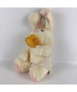 Binny Baby Bunny Rabbit 10&quot; Plush Stuffed Animal Toy Pacifier Vintage Ru... - $60.34