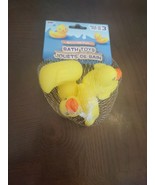Bath time Fun 1ea Pack Of 3 Rubber Ducks-Brand New-SHIPS N 24 HOURS - $16.10 CAD