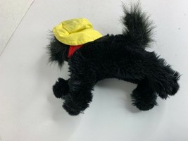 Curto Toy Plush Dog Black with Yellow Hat stuffed Animal Toy 9 x  7.5 in - £6.47 GBP