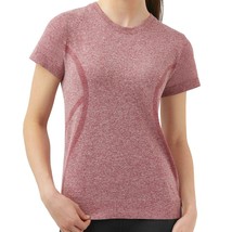 Member&#39;s Mark Ladies Work It Out Active Tee Burgundy Brick Women SZ S=XX... - $300.87 MXN