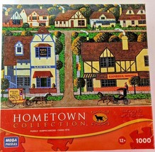 Mega Hometown Collection Heronim Main Street Cambria Horse 1000 Pc Puzzl... - £7.78 GBP