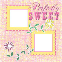 Perfectly Sweet ~ Digital Baby Scrapbooking Quick Page Layou - $3.00
