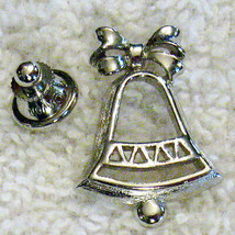 Wedding Bell Lapel Scatter PIN VTG Collectible Avon Tack Back Pin Back Brooch - £6.19 GBP