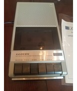 Lloyd&#39;s Model V179 Vintage Rare Shoebox Cassette Recorder W manual-RARE-... - £89.10 GBP