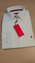 Carolina Herrera Men's White Cotton Dress Shirt – Size XL - $99.00