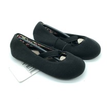 Simply Petals Toddler Girls Ballet Flats Mary Jane Faux Suede Black Size 5 - £7.69 GBP