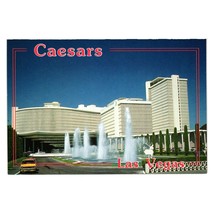Caesars Hotel Casino Building Exterior Vintage Postcard Fountains 1989 Gambling - £7.58 GBP