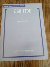 1964 Ebb Tide by Robert Maxwell Special Wurlitzer Organ Edition Sheet Music - £19.46 GBP