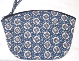 Vera Bradley "Indigo" Small Cosmetic Case Retired Bag - £15.81 GBP