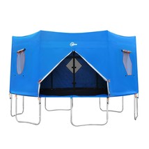 15Ft Trampoline Tent, Fits For 6 Straight Pole Round Trampoline, Trampol... - £217.70 GBP
