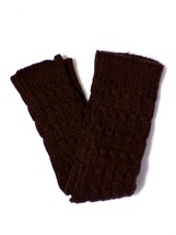 NEW Cable Knit Leg Warmers Purple - $15.72