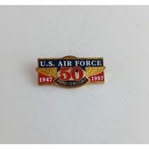 Vintage 1947 1997 U.S. Air Force 50th Anniversary Lapel Hat Pin - £6.49 GBP