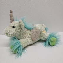Chosun Green Silver Sparkle Pegasus Unicorn Love Heart Plush - £19.30 GBP