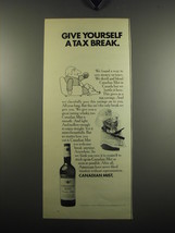 1971 Canadian Mist Whisky Ad - Give yourself a Tax break - £14.78 GBP