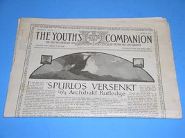 The Youth&#39;s Companion Newspaper Vintage June 5, 1919 Perry Mason Company - $14.99