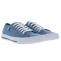 Hurley Womens Carrie Low Top Shoes Canvas Sneakers,Chambray,7M - $79.99