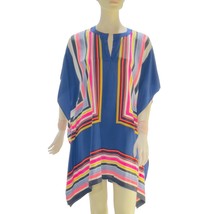 TRINA TURK Women&#39;s Dress Caftan Silk Multicolor Size M/L - £28.31 GBP
