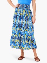 Nic + Zoe diamond dash skirt in Blue Multi - size L - £78.37 GBP