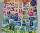 Vintage Stamps 500 piece Galison Jigsaw Puzzle NEW color gradient 20&quot; x 20&quot; - $34.99