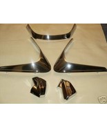 Five Pieces Chrome Set For Honda helix cn250 fork  cover , Visors And - $94.05