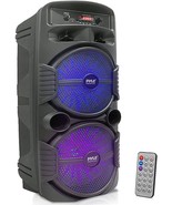 Pyle Portable Bluetooth Pa Speaker System - 600W Rechargeable Outdoor, P... - £63.26 GBP