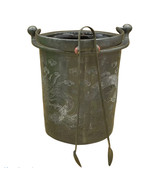 Art Nouveau Pewter Black Amethyst Glass Liner Etched Dragon Ice Bucket T... - €139,27 EUR