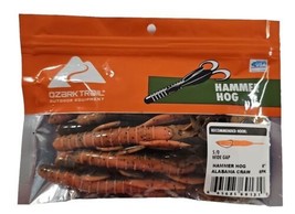 Ozark Trail, 6&quot; Hammer Hog, Alabama Crawfish Fishing Lure, 8 Count - £6.32 GBP