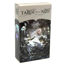 Night Tarot Card Deck Mysterious Purple Witch Astrology Divination Fate Tarot De - £85.87 GBP