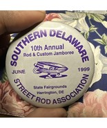 1999 Harrington DE Street Rod Car Auto Show Southern Delaware Pin Pinbac... - $400.54 MXN