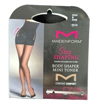 Maidenform Body Shaper Mini Toner High Waist Hosiery Size M Nude - £13.41 GBP