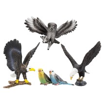 5Pcs Realistic Textures Bird Figurines, Tiny Birds Animal Figures Toy Se... - $27.99
