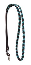 Horse Roping Tack Western Barrel Harness Leather Reins Brown Turquoise 6... - $784.96 MXN