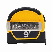 Dewalt DWHT33028M 9ft. Magnetic Pocket Tape Measure, Black and Yellow - £11.57 GBP