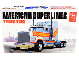 Skill 3 Model Kit American Superliner Semi Tractor 1/24 Scale Model AMT - £73.15 GBP