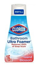 Clorox Bathroom Ultra Foamer Cleaner Spray Refill, Island Blossom, 16 Fl... - £7.82 GBP