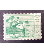 U.S. 1949 Federal Duck Stamp #RW16 Goldeneyes $2 Unused No Gum Nice Cent... - $418.15 MXN