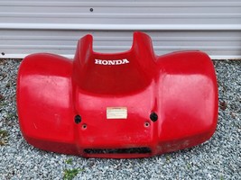 Honda Fourtrax OEM Front Fender w/ Mud Flaps Part# 61100-HFI-6710 Nice Condition - £155.80 GBP