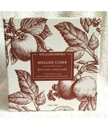 Williams Sonoma MULLED CIDER 3-Wick Scented Candle NEW SAMPLE  #M29 - £30.57 GBP