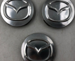Mazda Rim Wheel Center Cap Set Silver OEM F01B45072 - £42.28 GBP