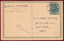 1918 Original Correspondence Stationery Card CDS Vienna Austro-Hungary WWI - £12.10 GBP