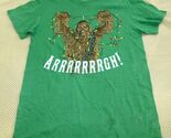 Star Wars Chewbacca Christmas Lights Funny Graphic Tee Shirt Small - $11.40