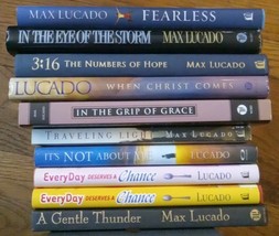 Max Lucado Book Lot (8 Unique Books, And 2 Are The Same) - $19.63