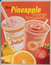 Dairy Queen Poster Orange Julius Pineapple orange Strawberry 22x28 dq2 - £63.23 GBP