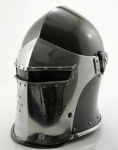 Medieval Barbute Helmet Greek Spartan Roman Knight Armour Barbuta V Day ... - £56.94 GBP