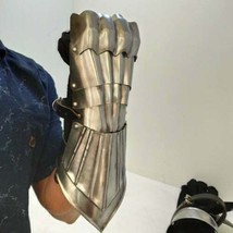 Medieval Warrior Steel Gothic Knight Style Warrior Functional Gloves  - £93.29 GBP